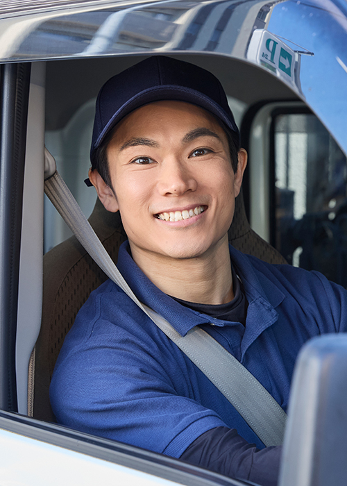 トラサブロウで活躍する配送ドライバー