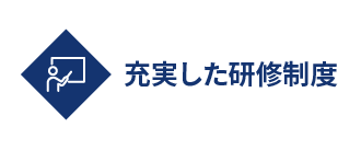 充実した研修制度